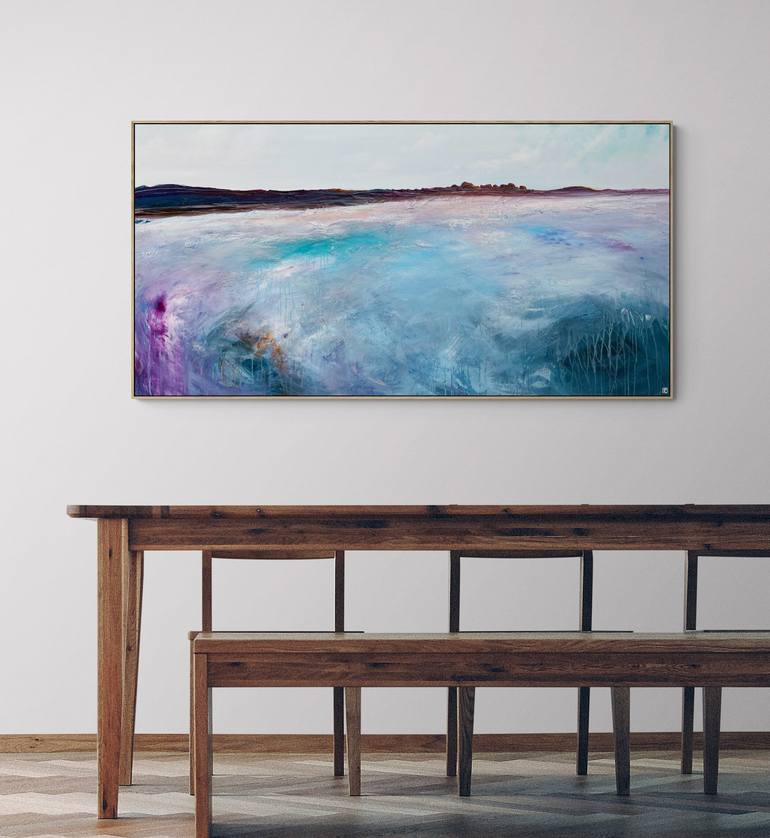 Original Abstract Seascape Painting by Tania Chanter