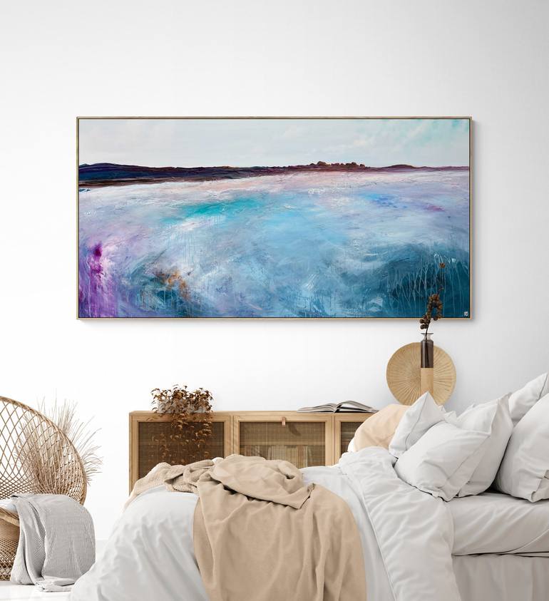 Original Abstract Seascape Painting by Tania Chanter