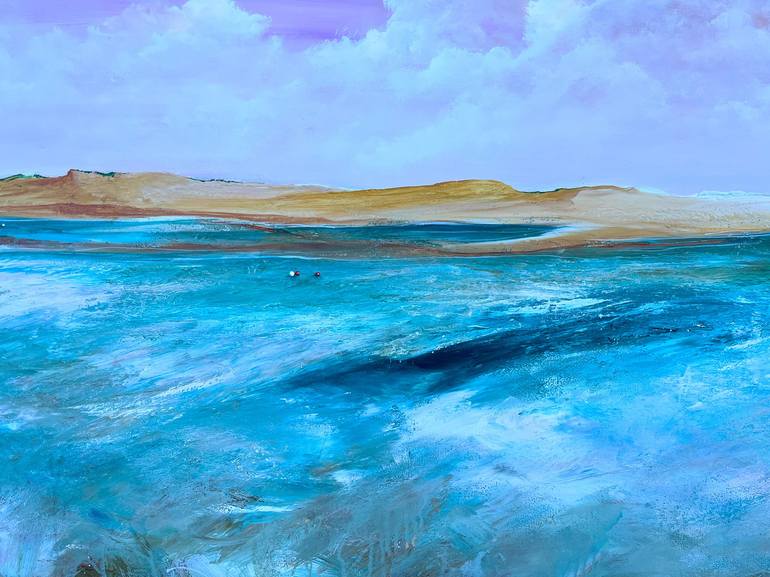 Original Abstract Seascape Painting by Tania Chanter