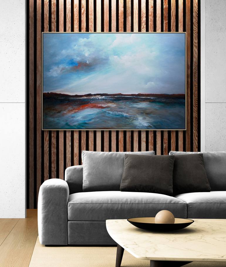 Original Abstract Seascape Painting by Tania Chanter