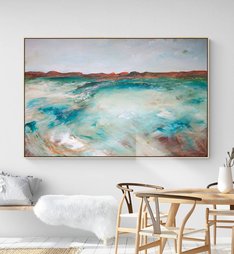 Original Abstract Seascape Painting by Tania Chanter