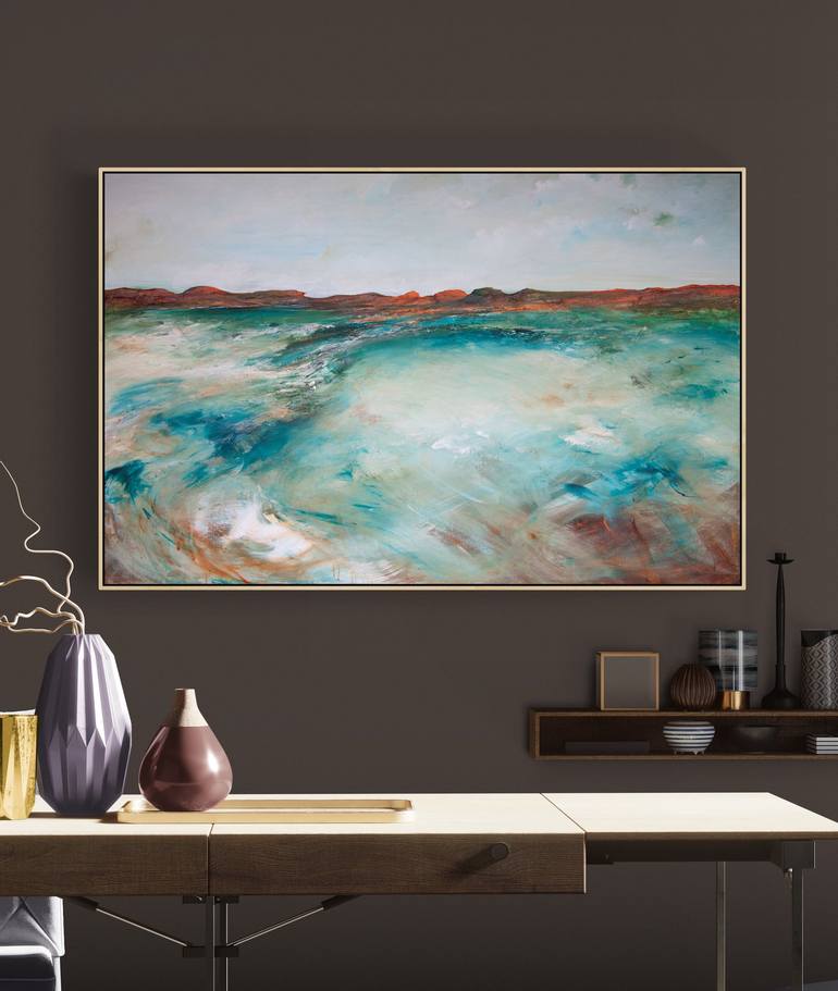 Original Abstract Seascape Painting by Tania Chanter