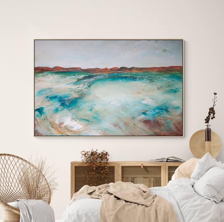 Original Abstract Seascape Painting by Tania Chanter