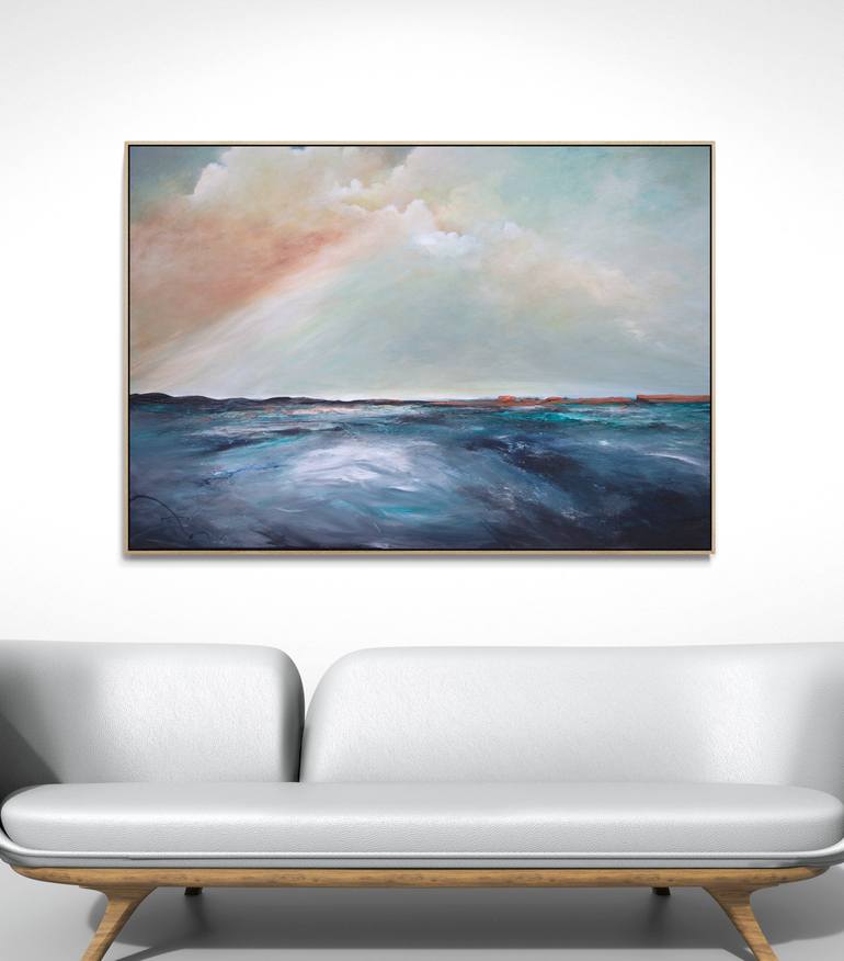 Original Abstract Landscape Painting by Tania Chanter