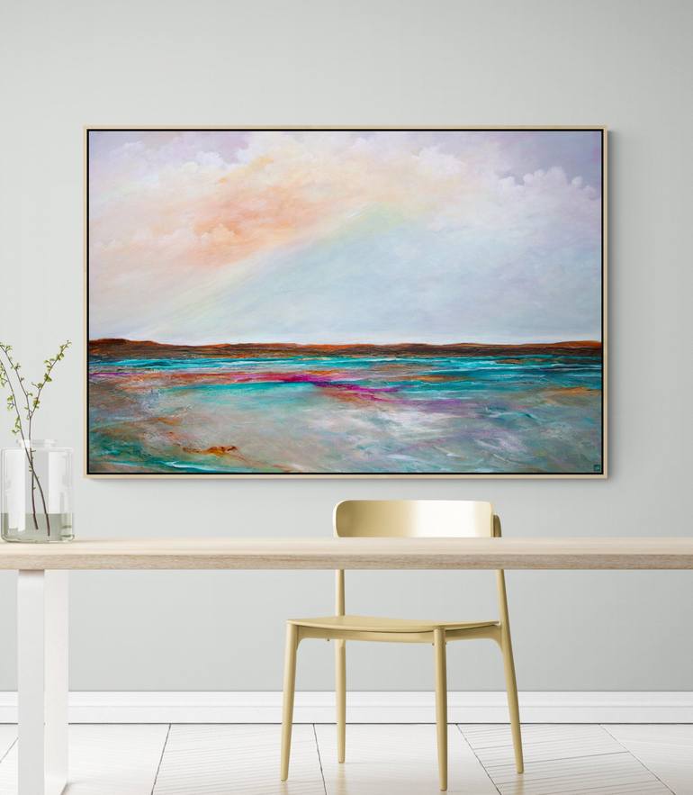 Original Abstract Landscape Painting by Tania Chanter