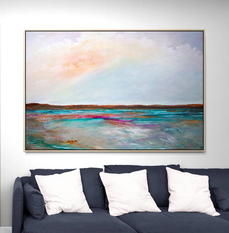 Original Abstract Landscape Painting by Tania Chanter