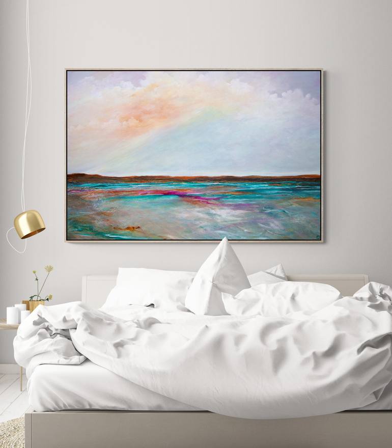 Original Abstract Landscape Painting by Tania Chanter