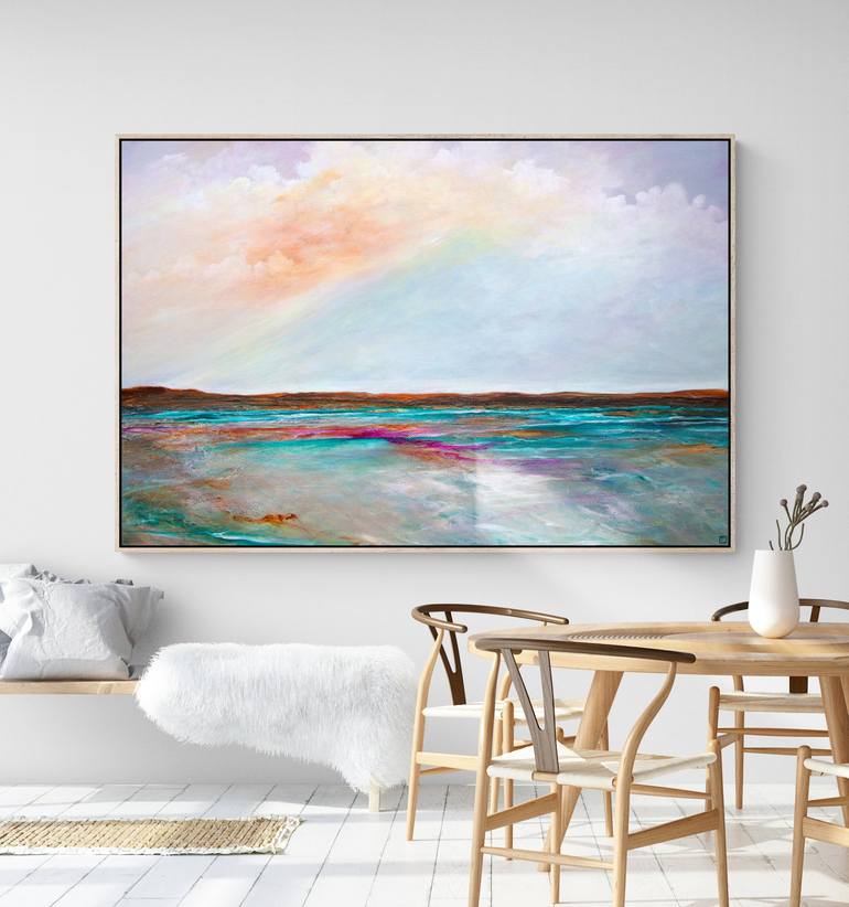 Original Abstract Landscape Painting by Tania Chanter