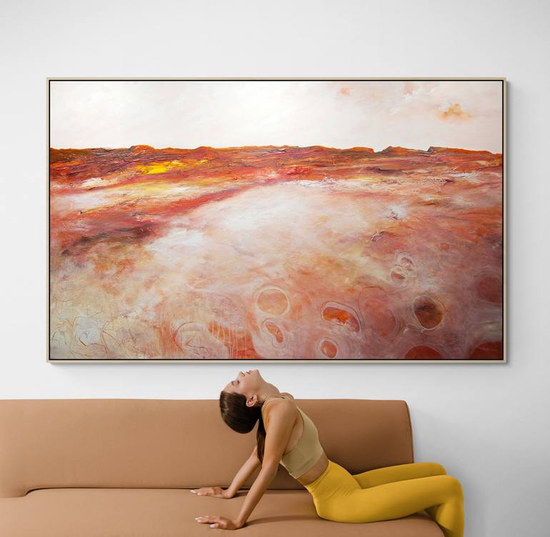 Original Abstract Landscape Painting by Tania Chanter