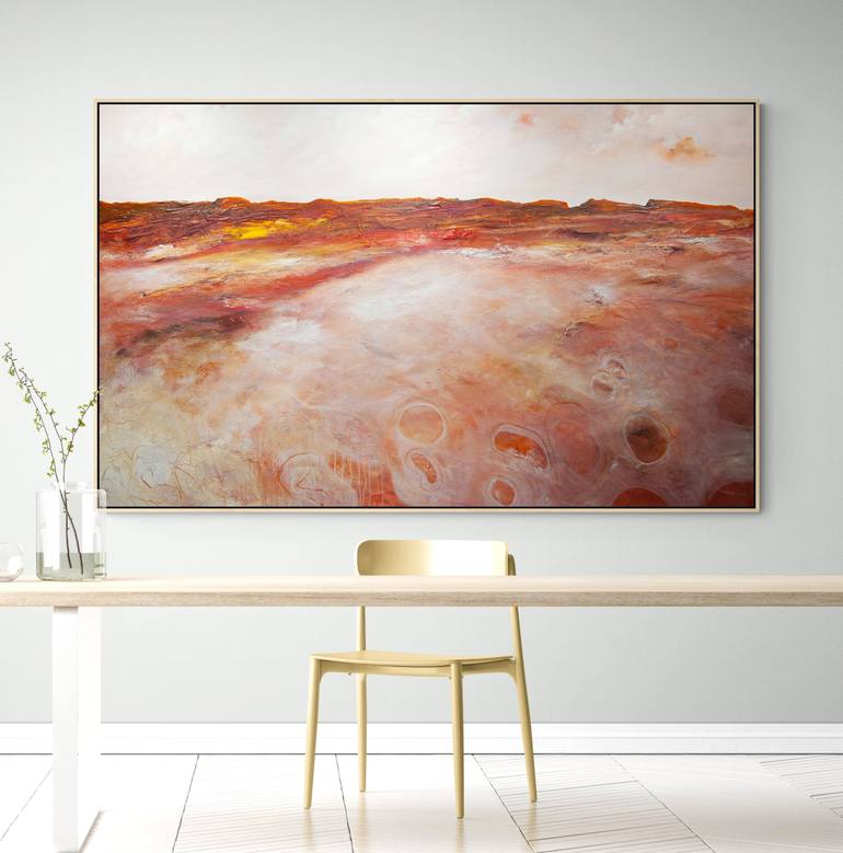 Original Abstract Landscape Painting by Tania Chanter