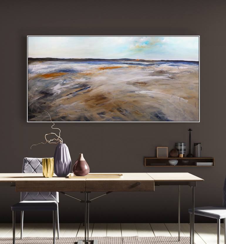 Original Abstract Seascape Painting by Tania Chanter