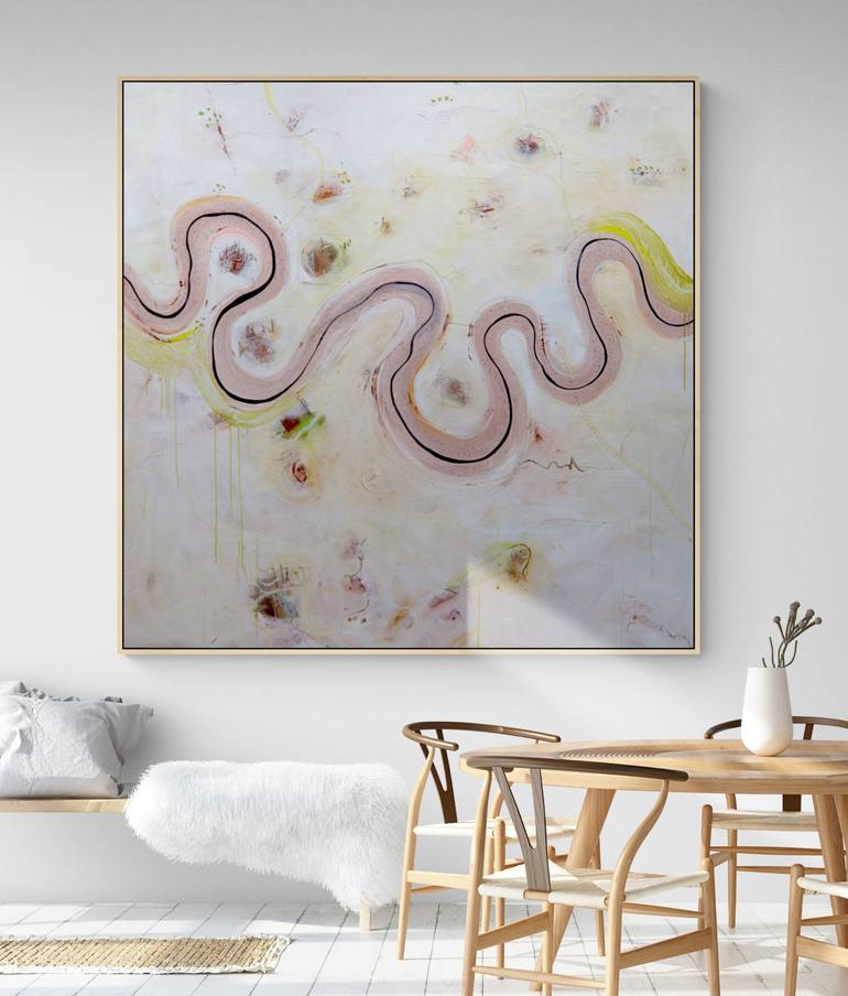 Original Abstract Expressionism Abstract Painting by Tania Chanter