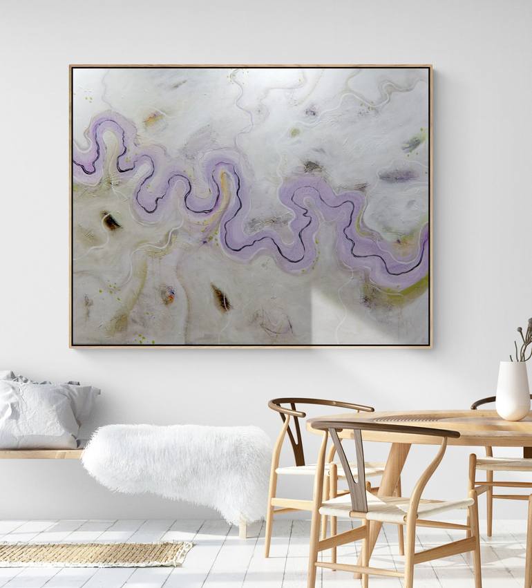 Original Abstract Expressionism Abstract Painting by Tania Chanter