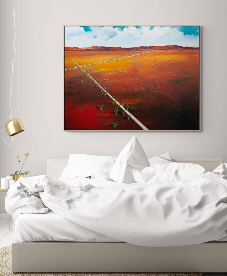 Original Abstract Landscape Painting by Tania Chanter