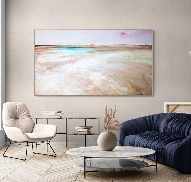 Original Abstract Seascape Painting by Tania Chanter