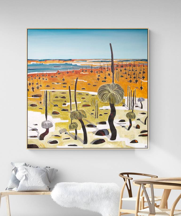 Original Abstract Landscape Painting by Tania Chanter