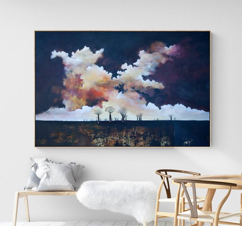 Original Abstract Landscape Painting by Tania Chanter