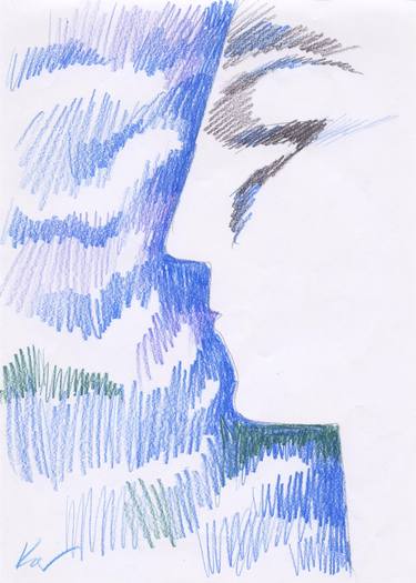 Profile. Expressive drawing #3 thumb