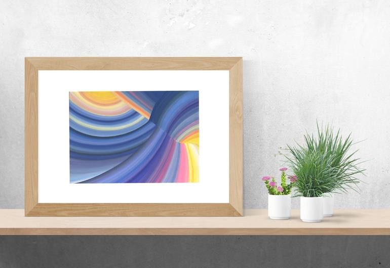 Original Abstract Expressionism Abstract Painting by Nata Korpusova