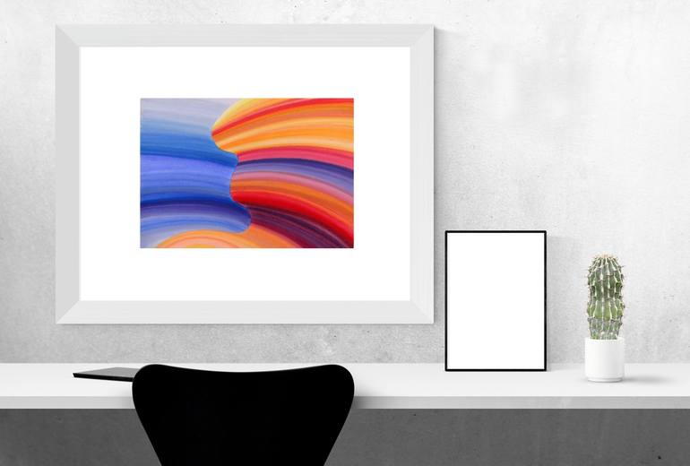 Original Abstract Expressionism Abstract Painting by Nata Korpusova