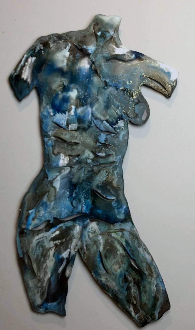 Original Abstract Body Sculpture by Denice Bizot