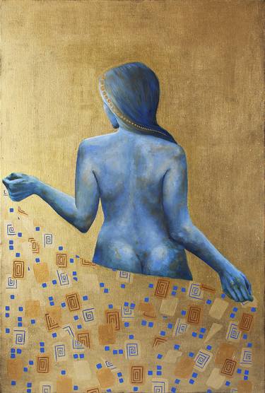 Original Figurative Nude Paintings by Elena Mille