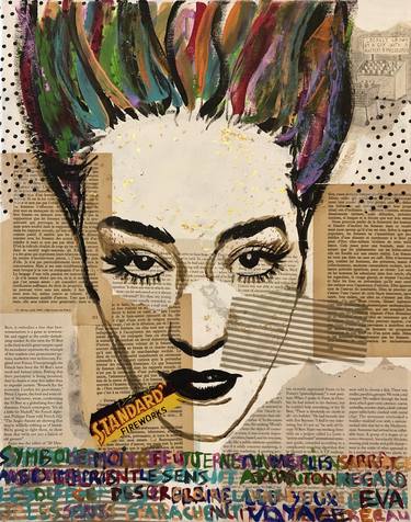 Original Pop Art Women Paintings by Miss K