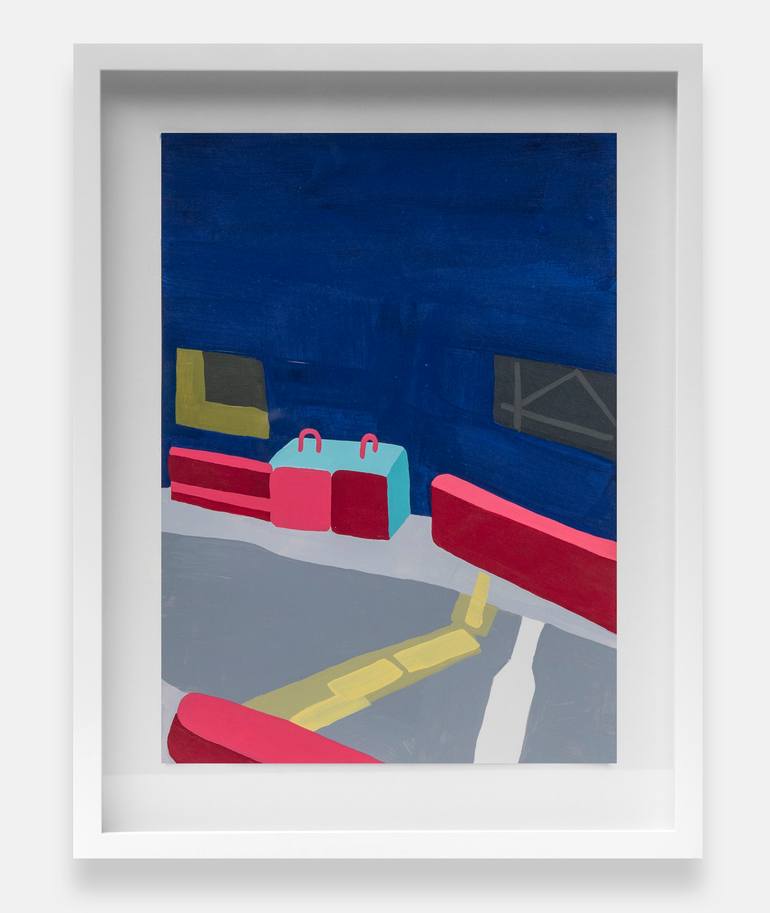 Original Abstract Architecture Painting by Philip O'Dwyer