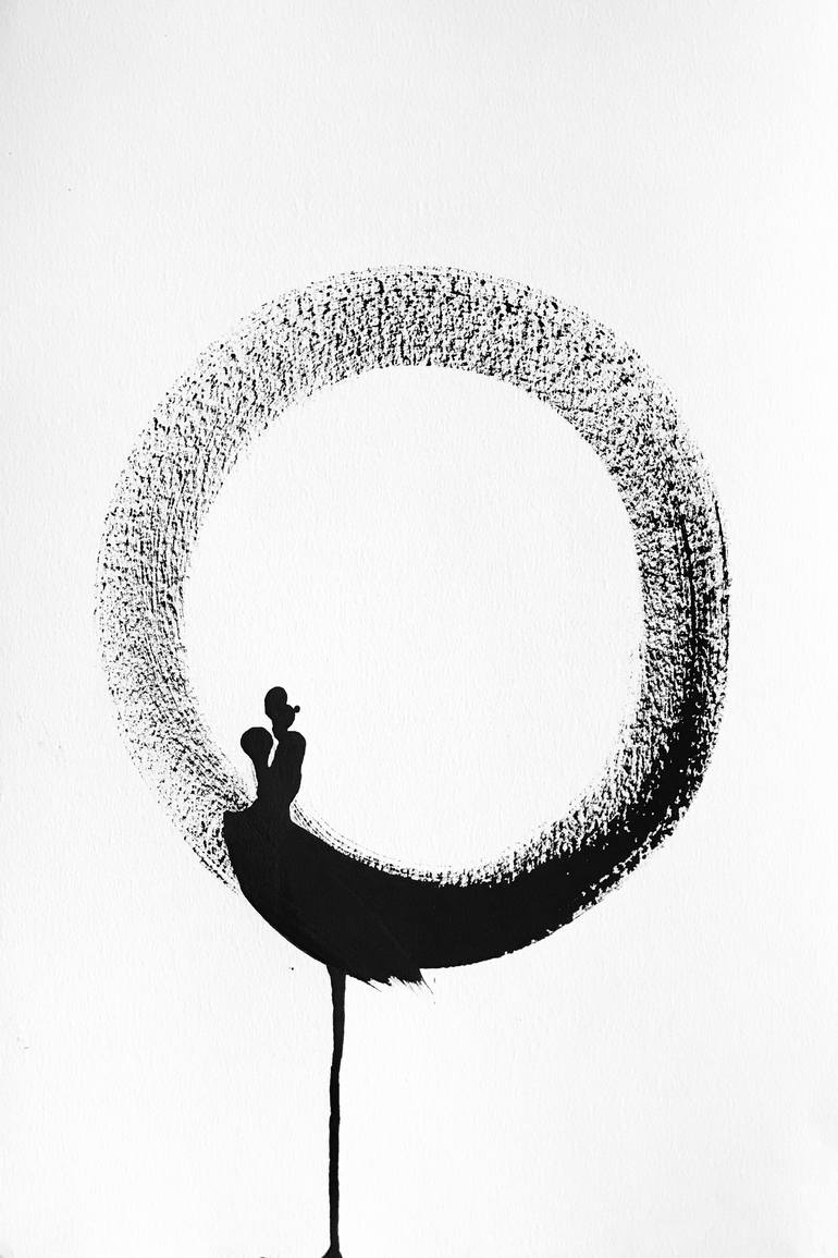 Enso Island Drawing by Chaya H | Saatchi Art