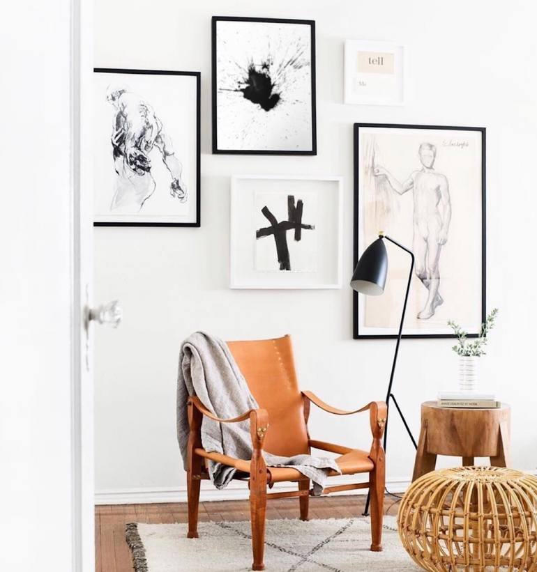 Original Abstract Expressionism Abstract Drawing by Chaya H