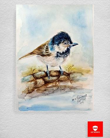 Original Fine Art Animal Painting by Rushi Maisuria