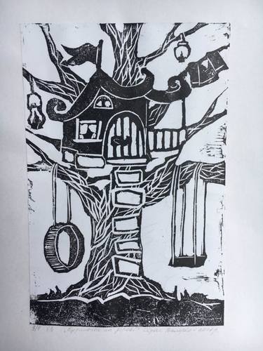 A house on a tree thumb