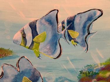 Print of Fish Paintings by Terri Walker Pullen