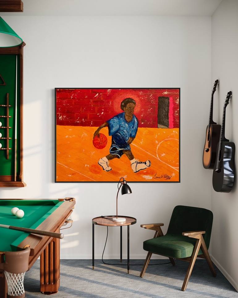 Original Sports Painting by Terri  Walker Pullen