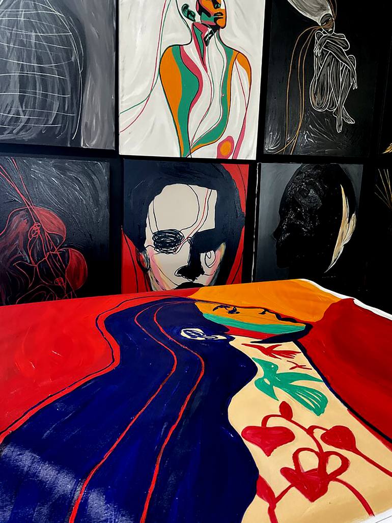 Write your Story IX Limited Edition 1/9 (Work painted by hand) Painting ...