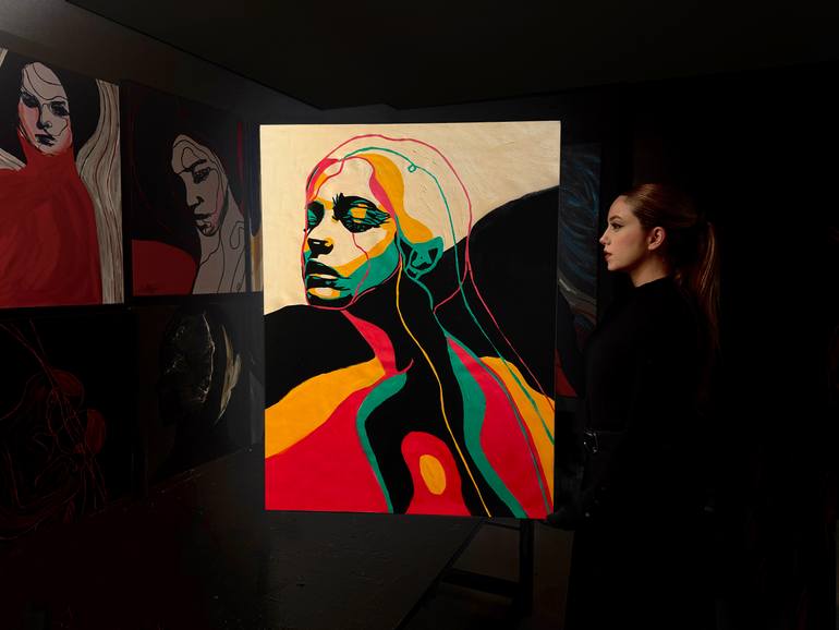 Original Expressionism Body Painting by Juca Máximo