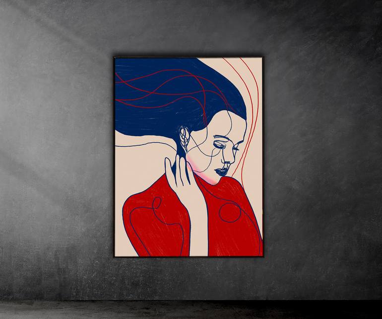 Original Abstract Expressionism Body Painting by Juca Máximo