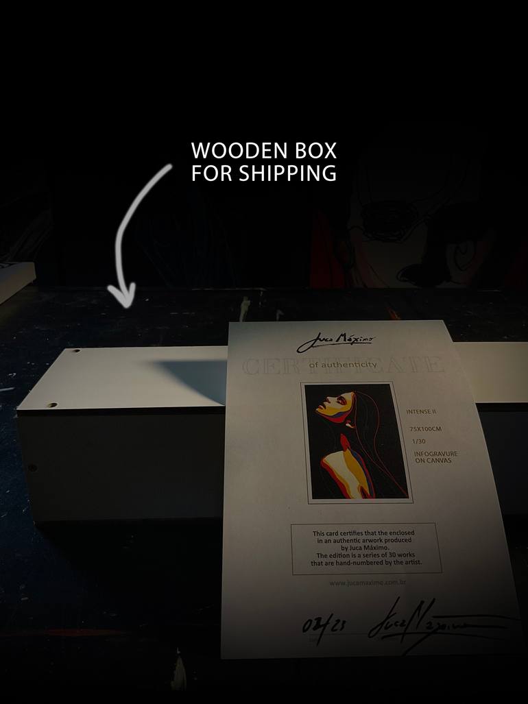 Original Abstract Expressionism Body Painting by Juca Máximo