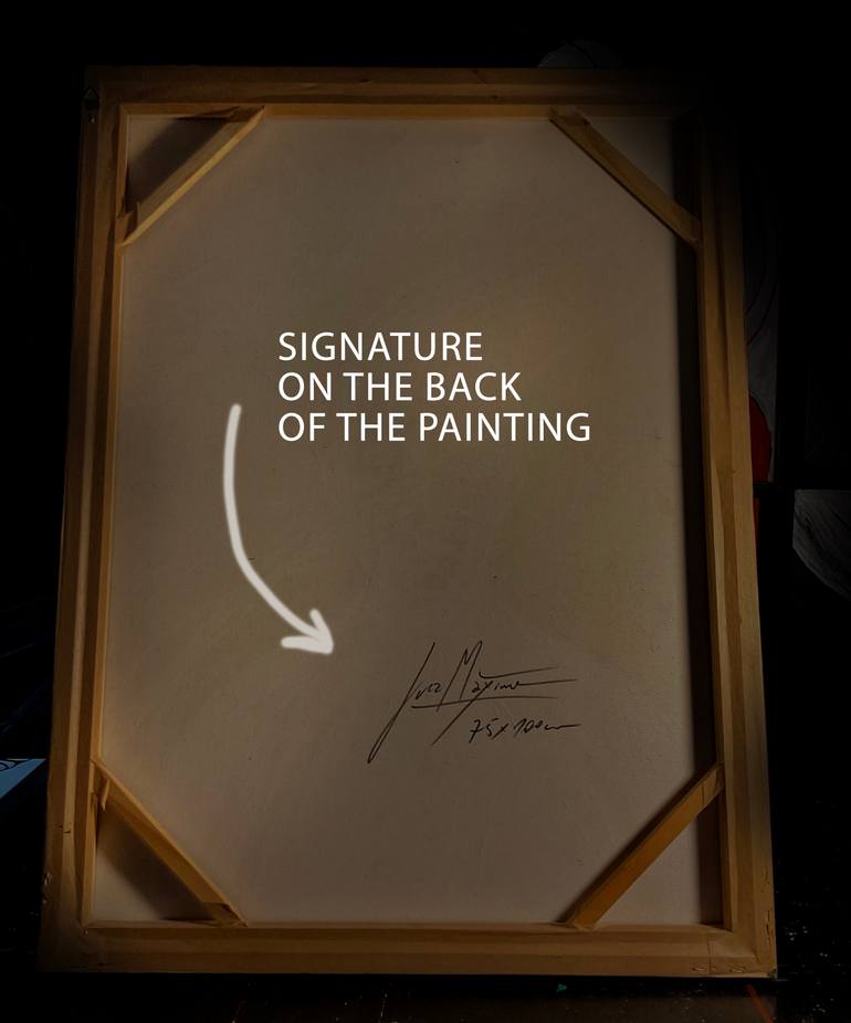 Original Abstract Expressionism Body Painting by Juca Máximo