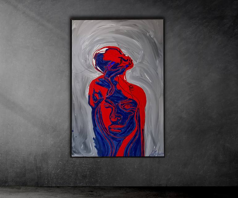 Original Expressionism Body Painting by Juca Máximo