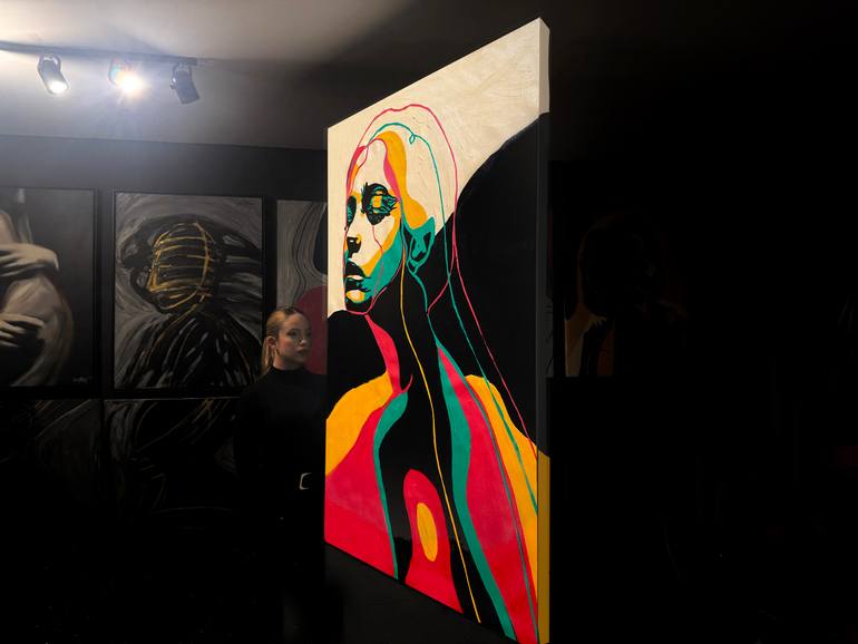 Original Expressionism Body Painting by Juca Máximo