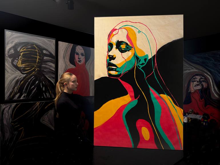 Original Expressionism Body Painting by Juca Máximo