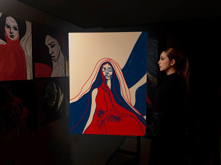 Original Figurative Body Painting by Juca Máximo