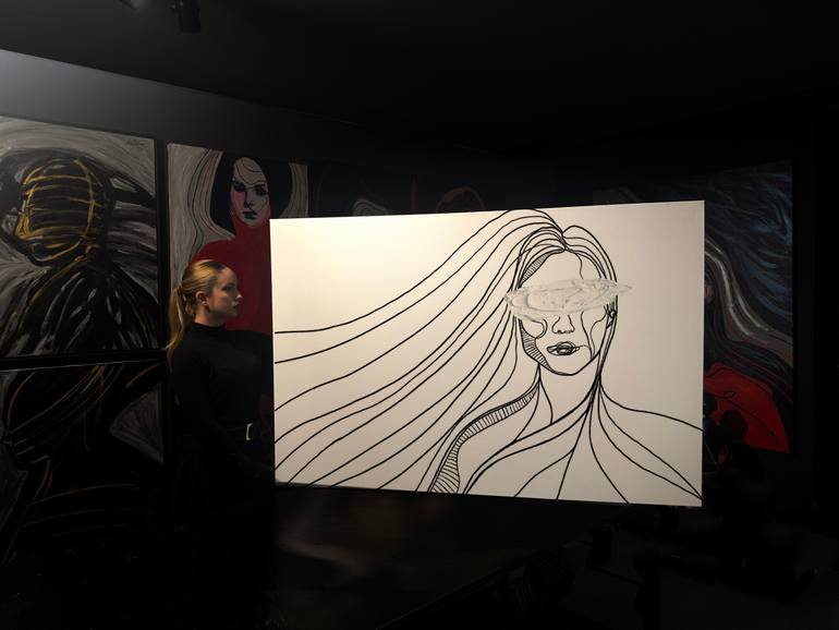 Original Expressionism Body Painting by Juca Máximo