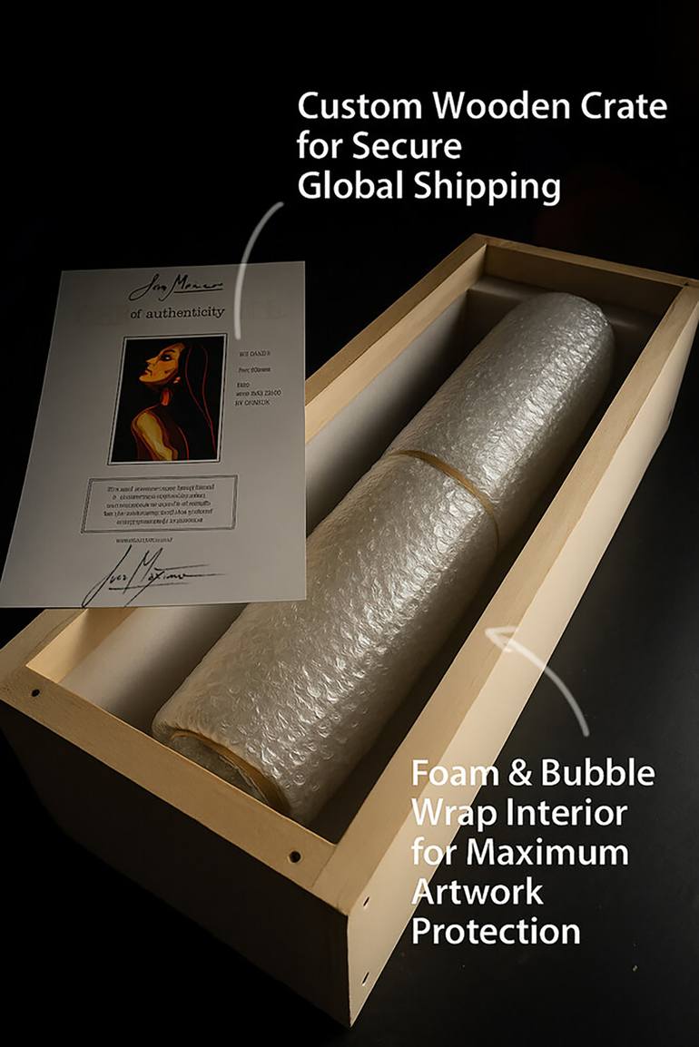 Original Abstract Expressionism People Painting by Juca Máximo