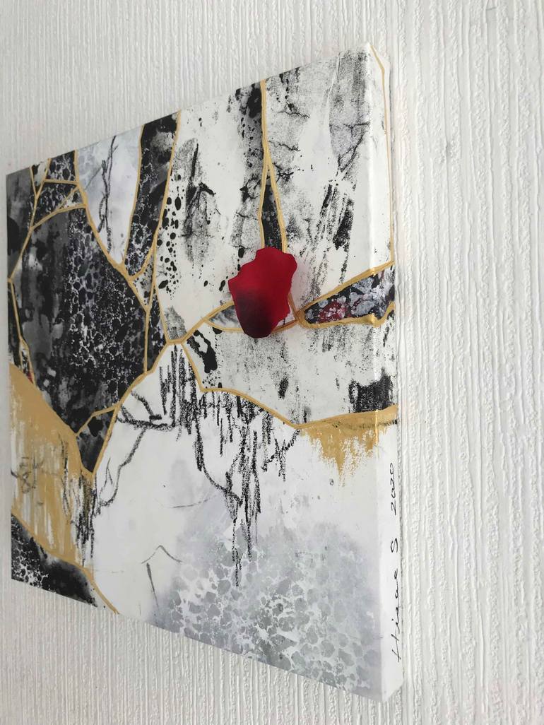 Original Abstract Painting by Hisae SASAKI