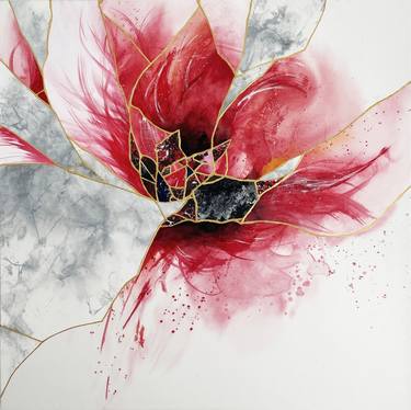 Original Abstract Paintings by Hisae SASAKI