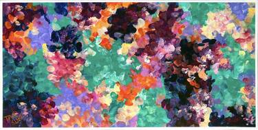 Original Abstract Floral Paintings by David Clare