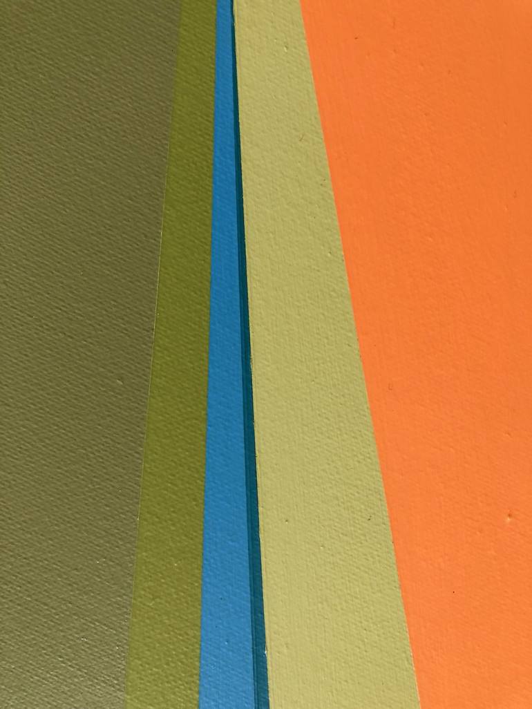 Original Abstract Geometric Painting by David Clare