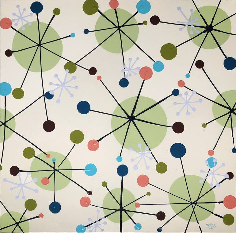 Print of Modernism Abstract Paintings by David Clare